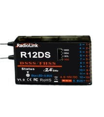 Radiolink R12DS S-Bus & PPM Alıcı (DSSS/FHSS) 12 Kanal