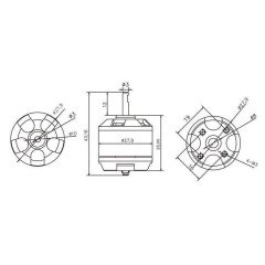 Emax XA2212 980KV 3S Fırçasız Motor