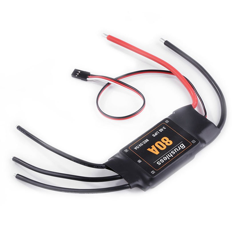 XXD 80A ESC 2-6S Fırçasız Motor Sürücü (5V 5A Bec)