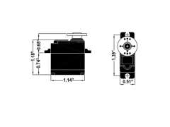 Hitec HS-5085MG Dijital Metal Dişli Mikro Servo