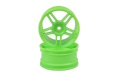 Green Star Spoke Wheel Rims Rc Jant 1/10 Hex 12mm (2 Adet)