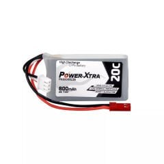 Power-Xtra PX800XXL 7.4V 2S1P 800mAh 20C Li-Polymer Pil