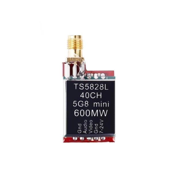 TS5828L 5.8G 600mW 40CH Mini AV FPV Verici FPV Görüntü Aktarıcı (Ekranlı)