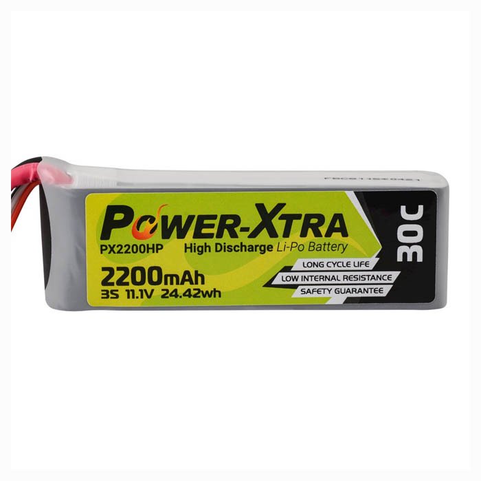 Power-Xtra PX2200HP 11.1V 3S1P 2200mAh 30C Li-Polymer Pil (Soket Yok)