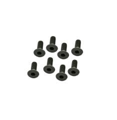 M3x6 mm (8 Adet Flat Head Hex Socket Cıvata)