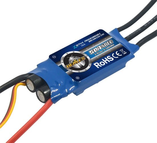 ZTW Beatles 50A ESC 2-6S (BEC 5V/5A) Fırçasız Motor Sürücü Hız Kontrol