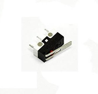Mikro Anahtar 125V 1A Yaylı Anlık Basmalı Düz Kol (Micro Switch)