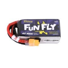 Gens Tattu Funfly 14.8v 1300mah 100C 4S LiPo (XT60)