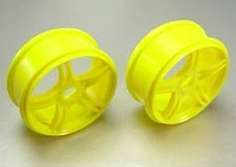 5-Spoke Wheel Yellow 1/8 RC Jant 17mm Hex (2 Adet)