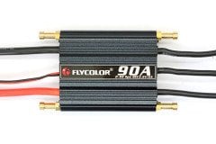 Flycolor Waterproof 90A 2-6S Brushless ESC 5.5V/5A BEC  (Su Soğutmalı, Fırçasız ESC)