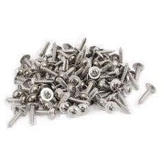 M2 x 12mm Servo Sabitleme Vidası (10 adet) Self-Tapping Screw