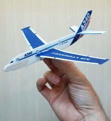 Yolcu Uçağı Mini Seri Set (3 adet) Serbest Model Uçak