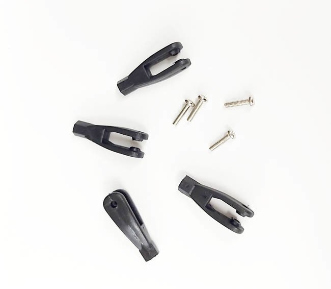 Plastik Clevis HD L24mm İç:2mm (4 Adet)