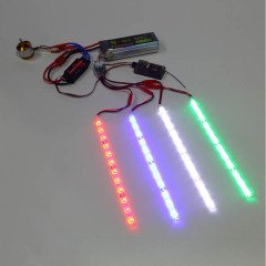 Led Işıklar İçin Elektronik Anahtar. 3S Lipo İçin (4 Çıkışlı))