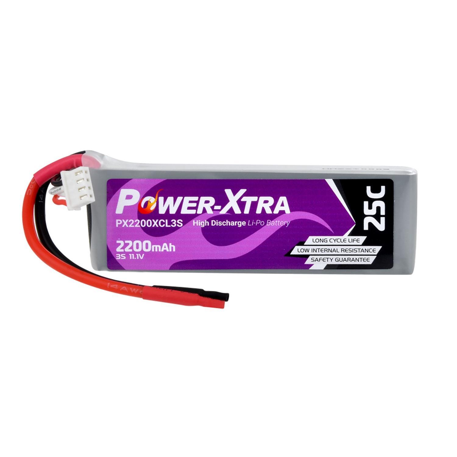 Power-Xtra PX2200XC 11.1V 2200 mAh 25C Li-Polymer Pil (Soket Yok)
