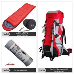 Evolite Hiking Tek Kişilik Eko Set