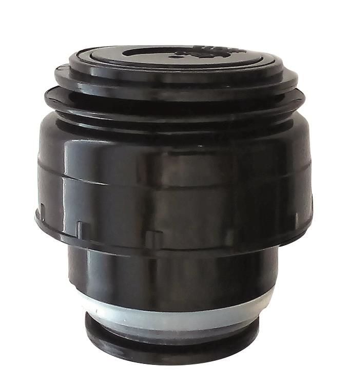 Laken Çelik Baverages Nprn Kılıflı 0.35/0.5L Termos, Basmalı İç Kapak - Siyah LKRPX002