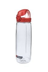 Nalgene OTF Clear / Fire Red Cap Tritan Suluk