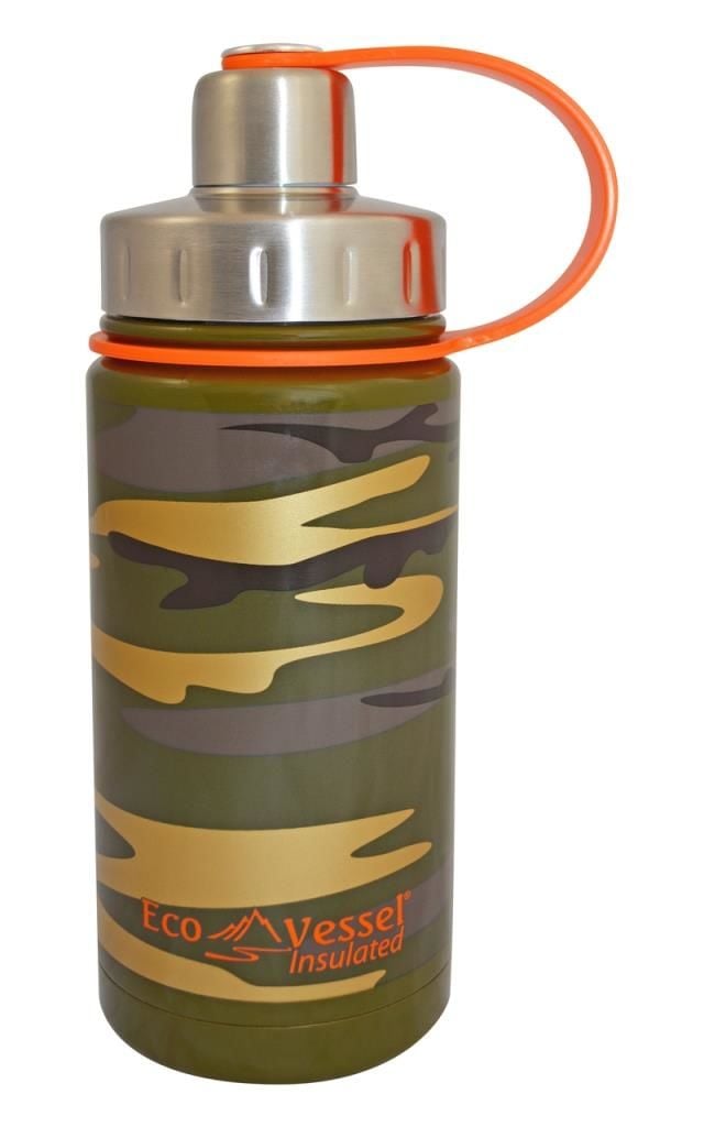 Eco Vessel Twist Triple Insulated Bottle With Screw Termos 0.40 Litre-KAMUFLAJ