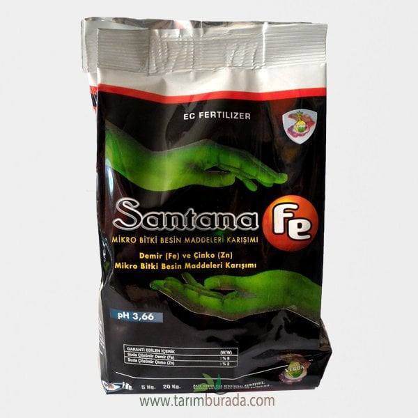 Santana Fe  Demir Çinko Mix Gübre 1 Kg