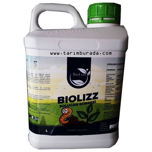 Solucan Gübresi Biolizz 5 Lt