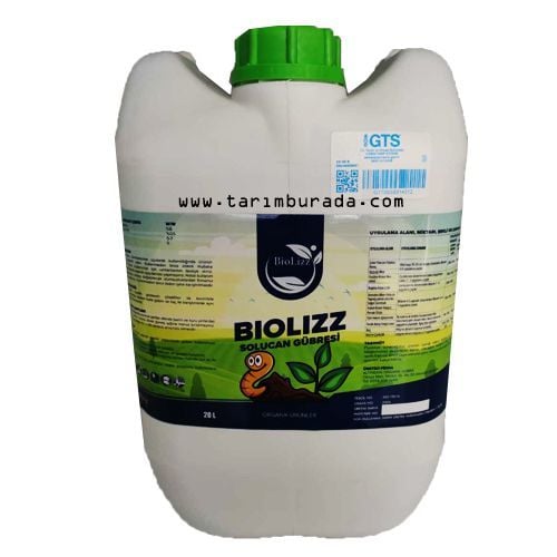 Solucan Gübresi Biolizz 20 Lt