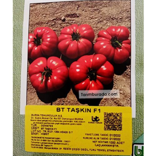 Domates Tohumu Taşkın F1 1000 Çekirdek
