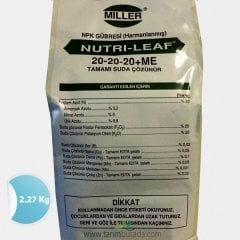 Nutri Leaf 20,20,20+ME  Yaprak Gübresi 2,27 KG.