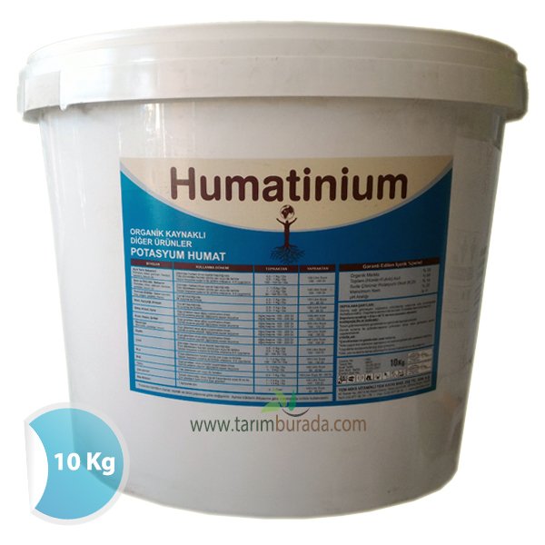 Humatinium Leonardit Potasyum Humate Gübresi Toz 10 KG
