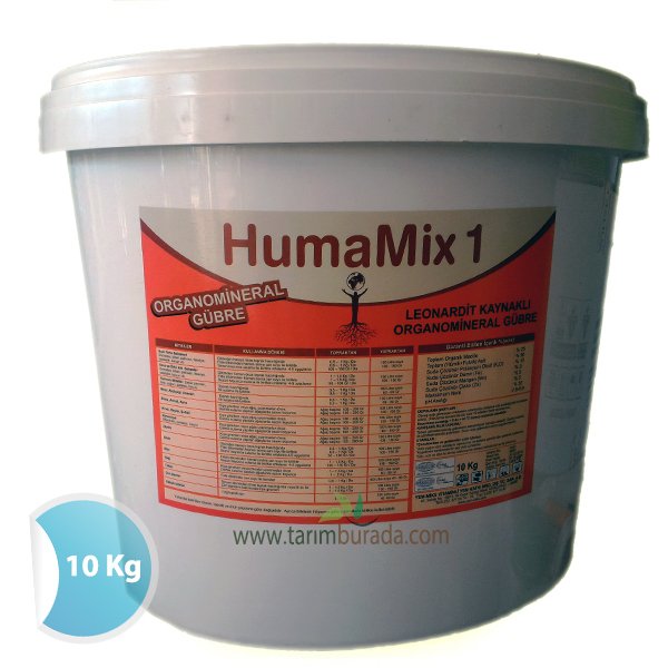 Huma Mix 1 Leonardit Potasyum Humat Gübresi Toz 10 KG