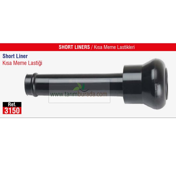 Büyükbaş Kısa  Meme Lastiği (Kauçuk Memelik - 4 lü Paket)