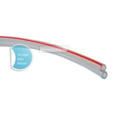 Süt Sağma Makinesi İkili Nabız Hortumu (Ø7 x Ø14 mm)  Metre Fiyatı