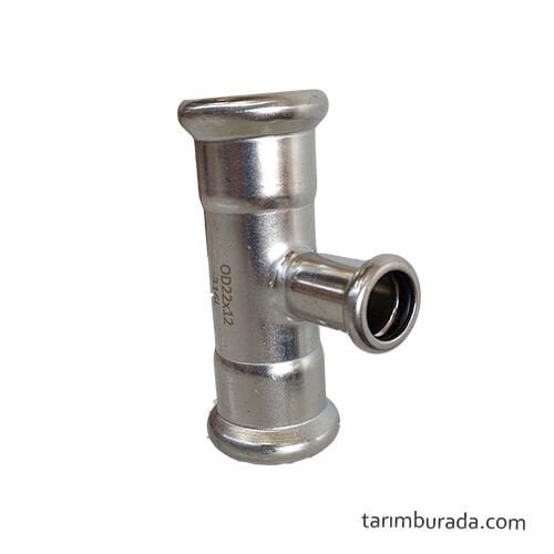 Tee Bağlanı  Elemanı  22 mm-12 mm -22 mm