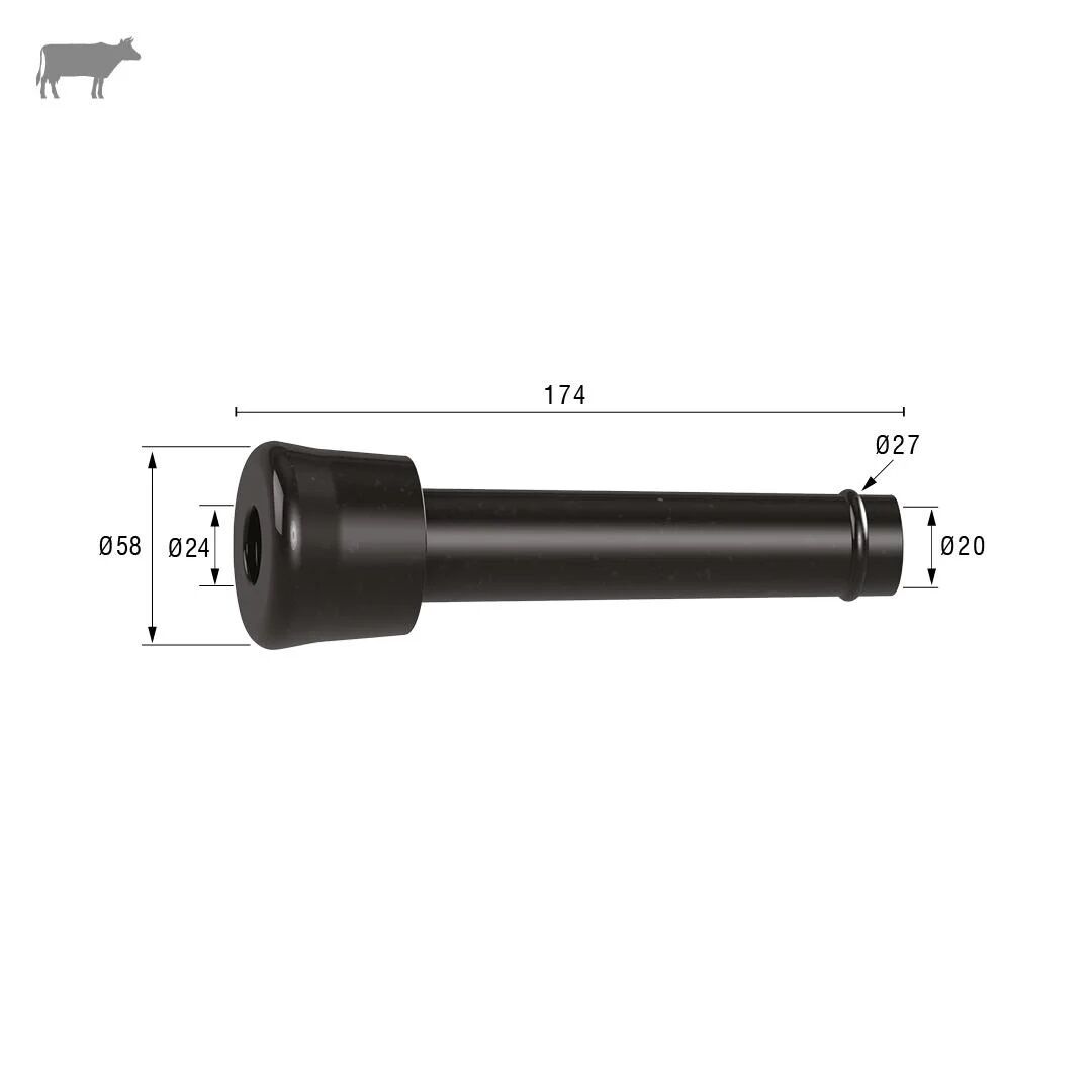 Short Nozzle Rubber Nozzle