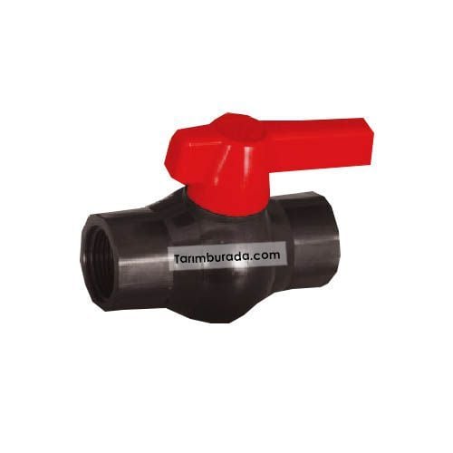 Plastik dişi küresel vana  25 'Lik  3/4