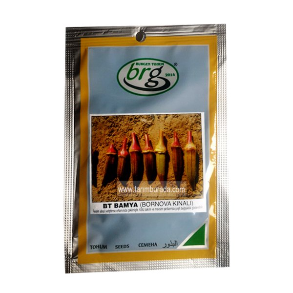 Bamya Tohumu  Kınalı - 10 Gr