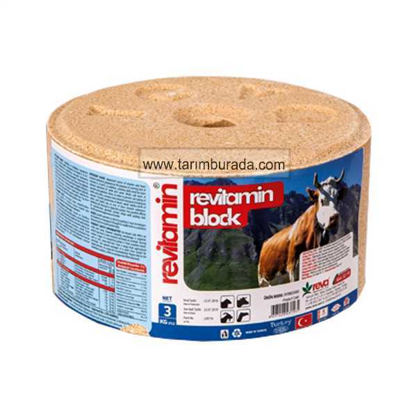 Yalama Taşı Revitamin Blok (Tüm Hayvanlar) 3 Kg