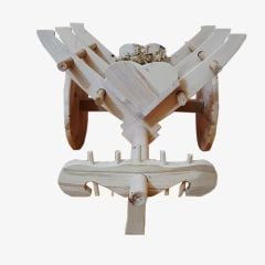 Ahşap Kağnı Sehpa Dekor