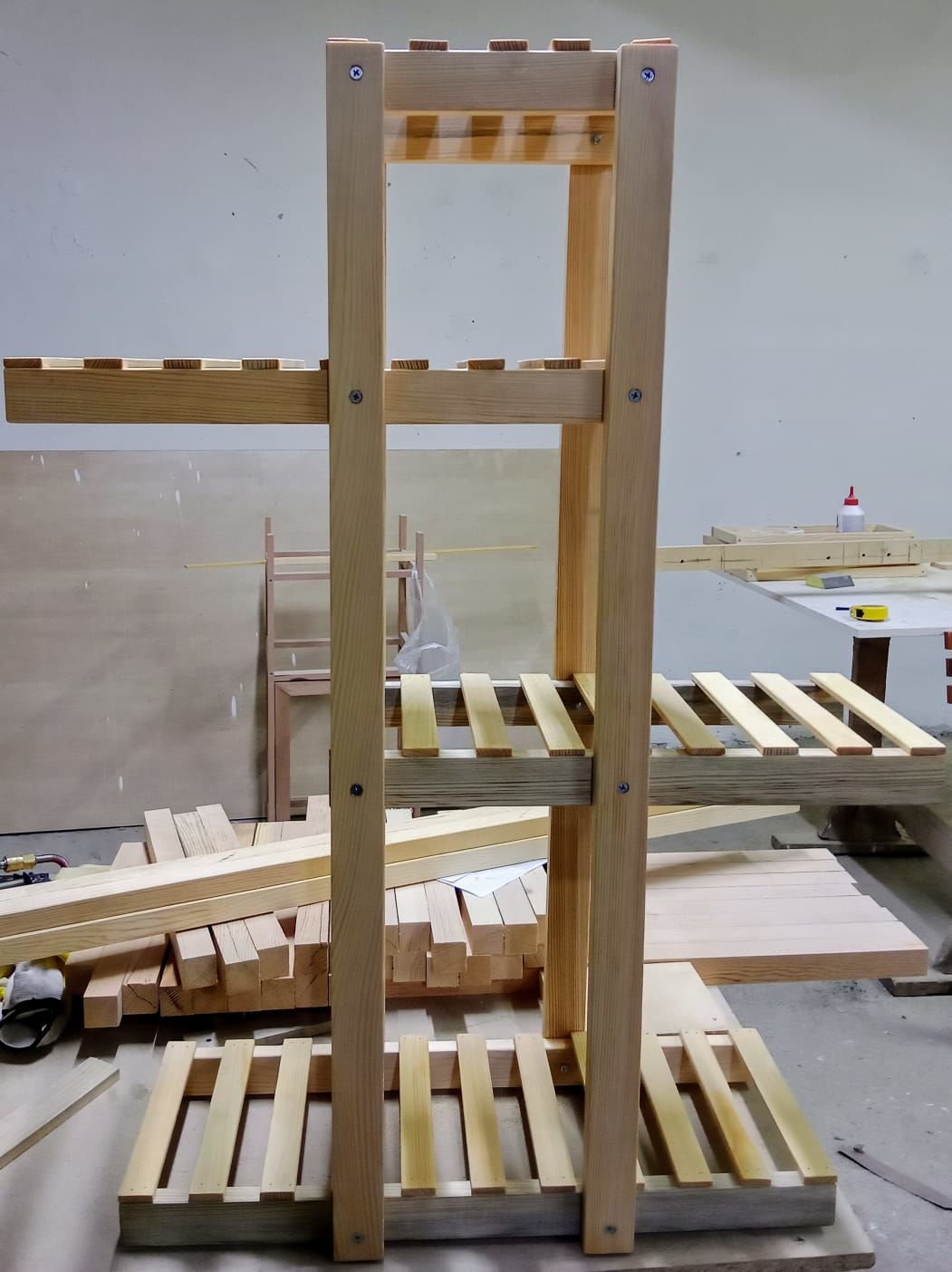 Ahşap Çiçek Saksılık