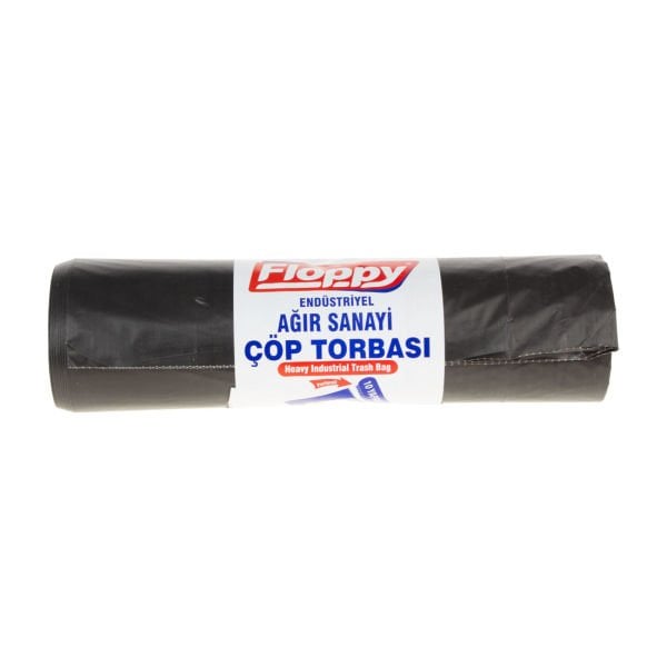 Çöp Poşeti Ağır Sanayi Jumbo Siyah 10 Lu 80X110cm 800Gr  P11030 5973