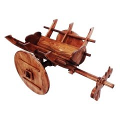 ديكور طاولة القهوة الخشبية Oxcart