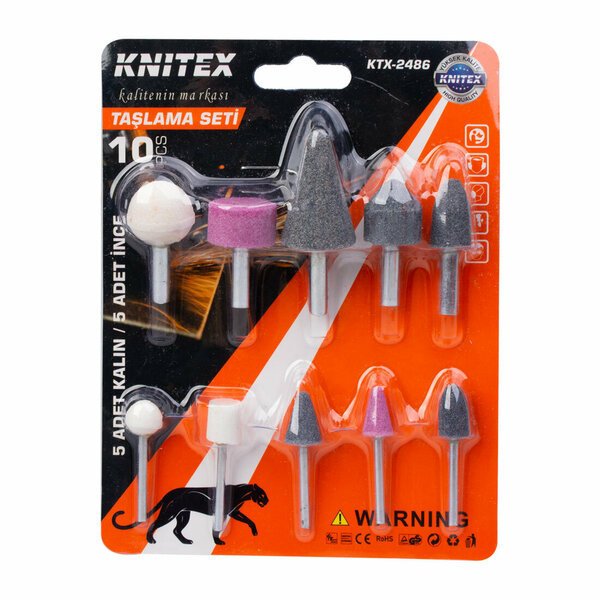 Knitex Taşlama Seti 10 Pcs Ktx-2486 6998