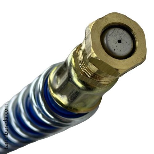 Kelepçe ve memli İlaçlama Yaylı Hortum 60 cm