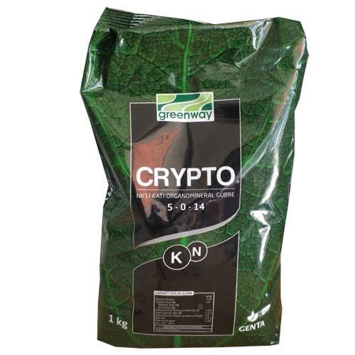 Nk'lı Katı Organomineral Gübre 5–0–14 Greenway Crypto  1Kg