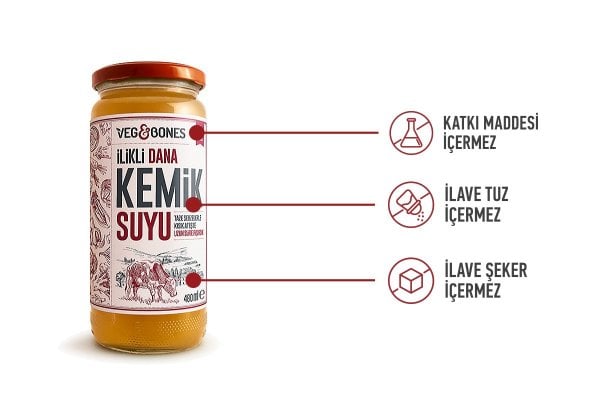 İlikli Dana Kemik Suyu 480 ML 4'LÜ PAKET