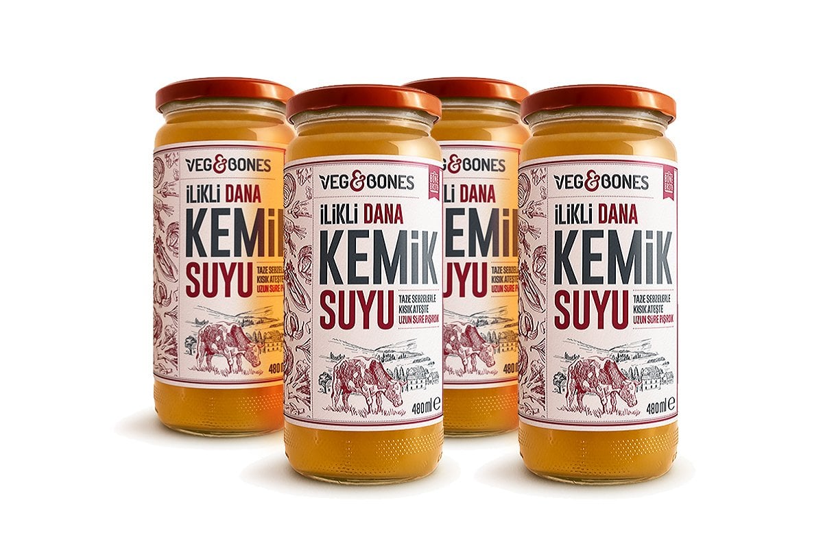 İlikli Dana Kemik Suyu 480 ML 4'LÜ PAKET