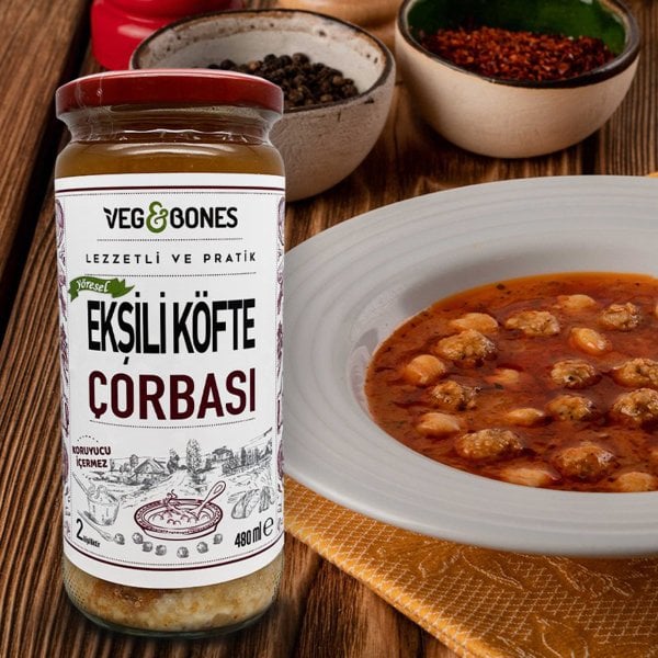 Yöresel Ekşili Köfte Çorbası