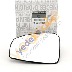 MEGANE III FLUENCE Sol Dış Ayna Camı (Kör Noktalı)