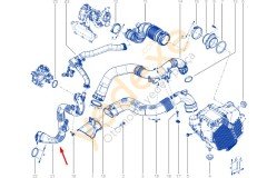 Turbo Borusu CLİO IV CAPTUR SYMBOL II SANDERO II 0.9 Tce H4B/1.2 H5F  144605243R