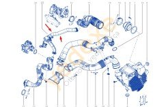 CLIO IV SANDERO II SYMBOL II 0.9 TCE Devirdaim Vanası Hortumu H4B 144835951R 144833046R